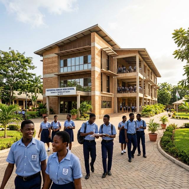 Ghanaian School Campus